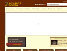Tablet Screenshot of bookshelfcentral.com